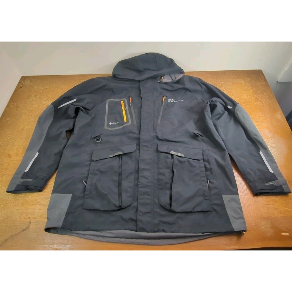 Cabela's Guidewear Gore-Tex Parka Jacket Men's 2XL Waterproof Hooded Fishing
